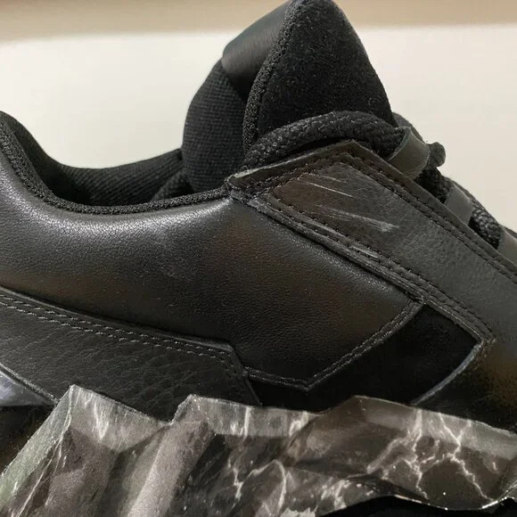 United Nude Space Kick Jet Lo, Black Marble Sneakers - Lightly Worn